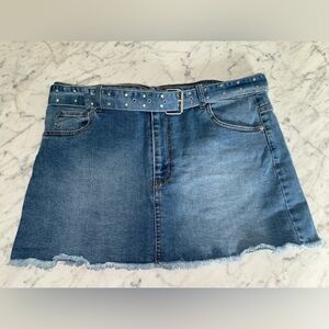 Vanilla Star Blue Mini Skirt for Night Out